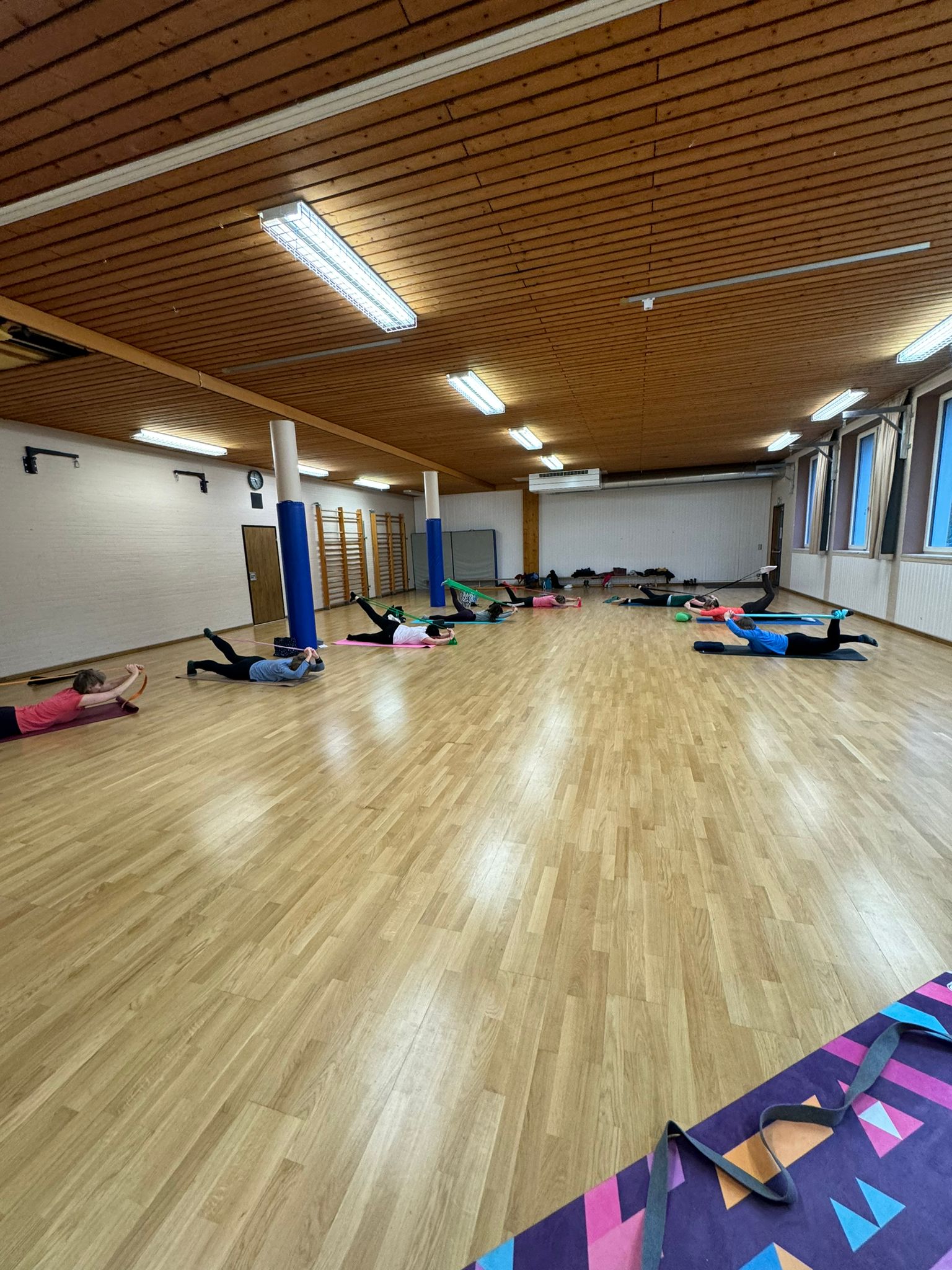 Yoga Raum im Gymnastikraum SIM beim TSV Neuötting